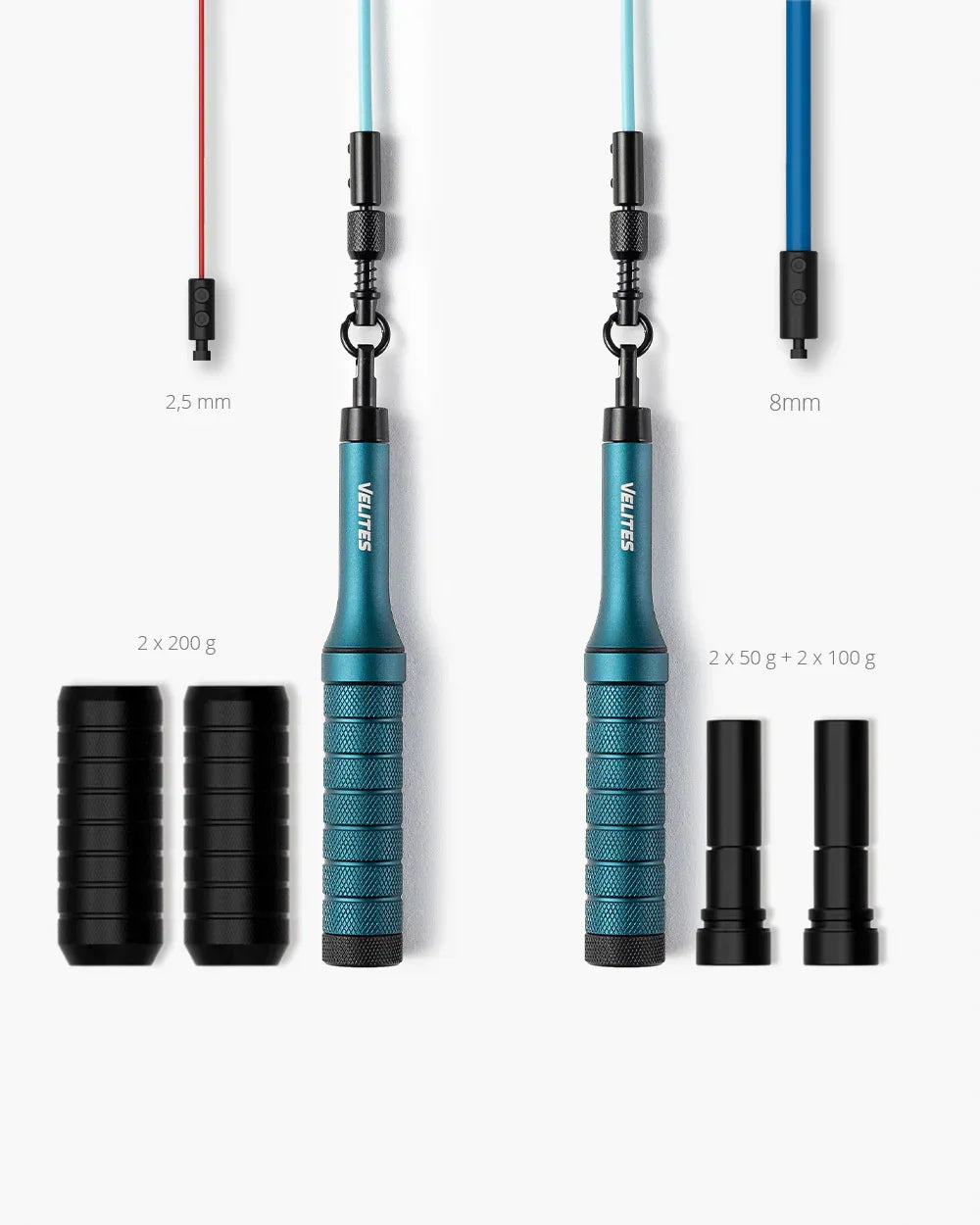 Velites | Pack weighted jump rope Earth 2.0